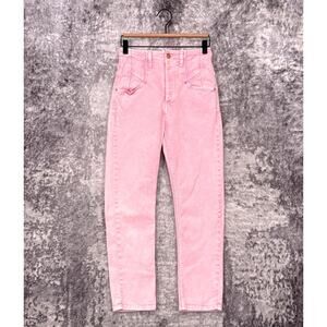 Isabel Marant Jeans 36 / US 4 Womens High Waisted Pink Denim Western
